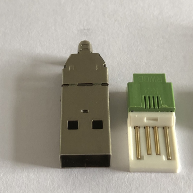 محول USB المطلي بـ ICKEL A TAIL SOCKET 3-in-1 PC DIY